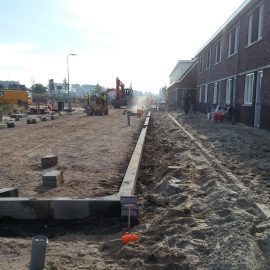 Bestratingswerkzaamheden  woningen Westergouwe te Gouda