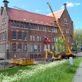 Sloopwerkzaamheden Hogeschool te Rotterdam