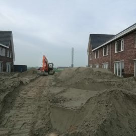 Bestratingswerkzaamheden  woningen Westergouwe te Gouda